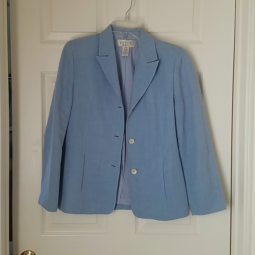 Women Blazer, Pastel Blue